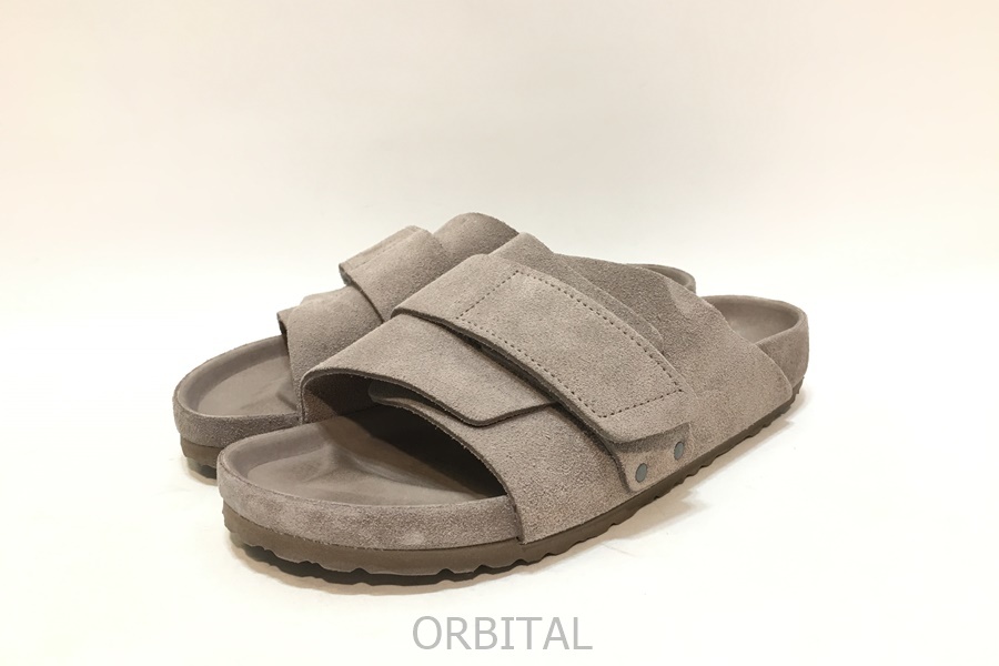 経堂) ビルケンシュトック BIRKENSTOCK 未使用 Kyoto Exquisite キョウト EXQ 42 27cm トープ スエード 定価￥29,700-_画像1