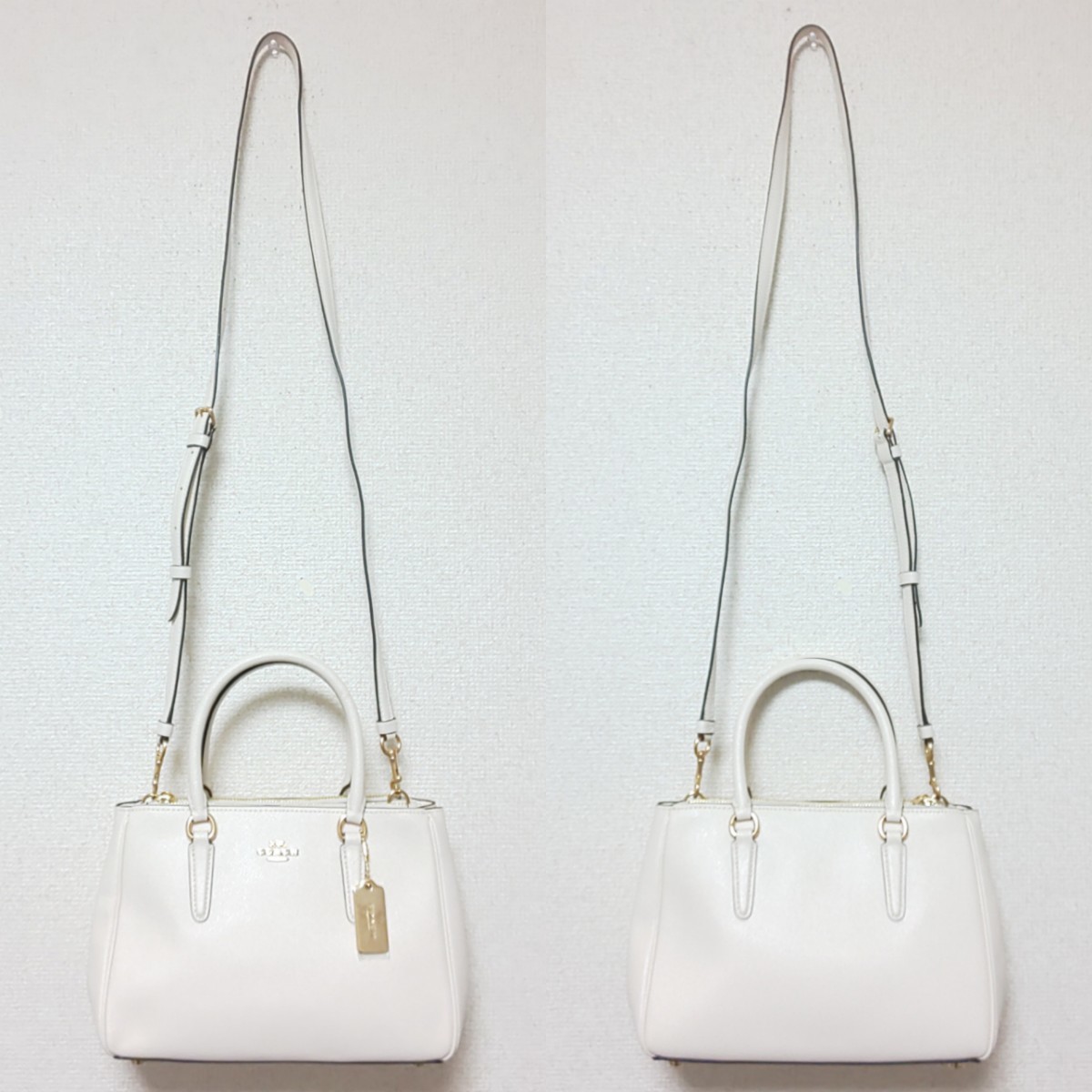 新品同様】COACH コーチ 2wayミニショルダーバッグ ハンドバッグ 新品同様】COACH コーチ 2wayミニショルダーバッグ ハンドバッグ