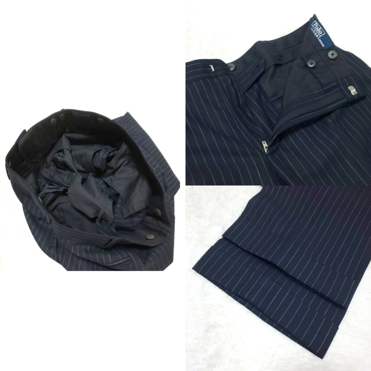 極美品/伊製】POLO RALPH LAUREN ポロラルフローレン 3ピース 極美品/伊製】POLO RALPH LAUREN ポロラルフローレン 3ピース