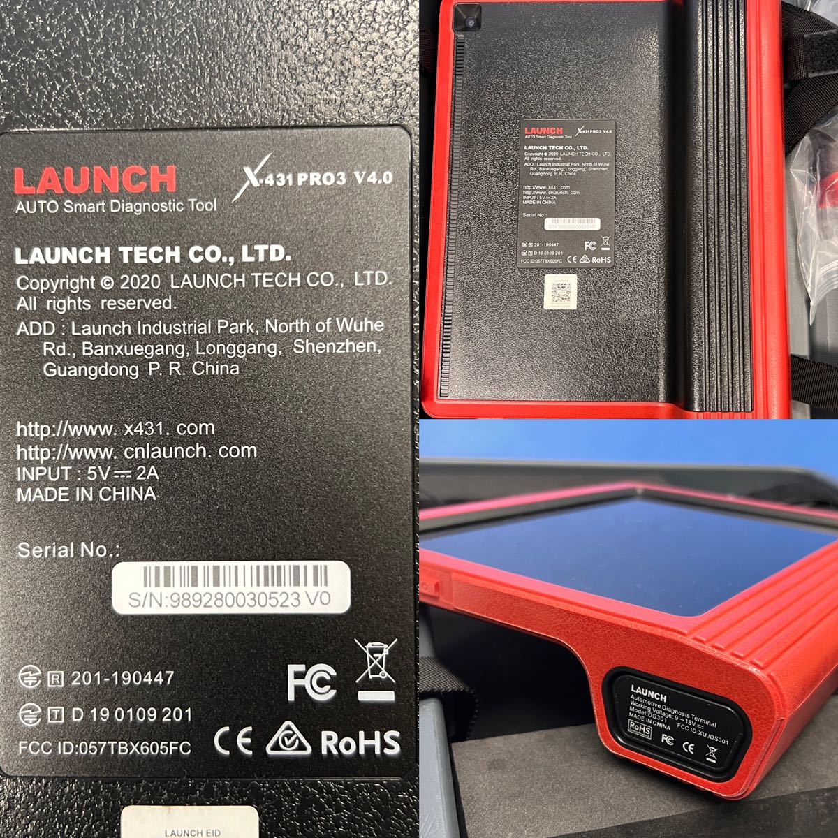 0B8717 LAUNCH X-431 PRO3 Ver4.0 OBD2 скан tool неисправность диагностика машина тестер 0