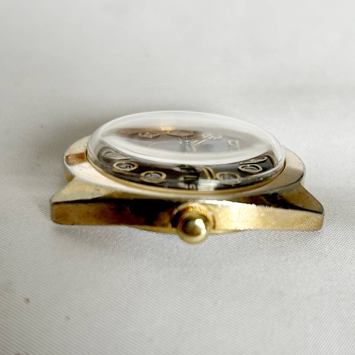 【希少ジャンク】1970年代　TIMEXタイメックス　テレフォンダイアル　アンティークウォッチ メンズ腕時計 34mm 機械式 手巻き 紳士_画像5