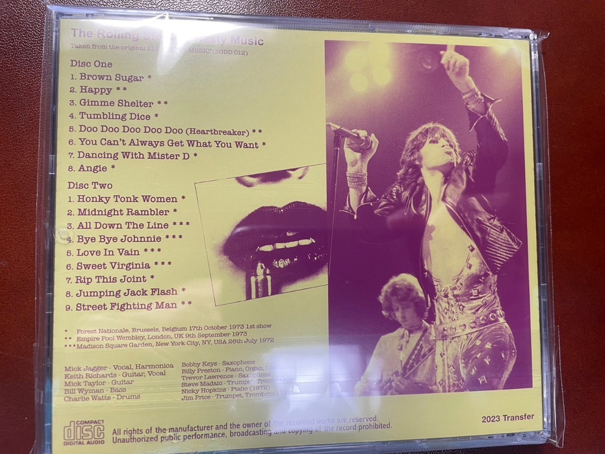 THE ROLLING STONES NASTY MUSIC　2023 Transfer プレス盤　新品未開封　高音質　ローリングストーンズ_画像2