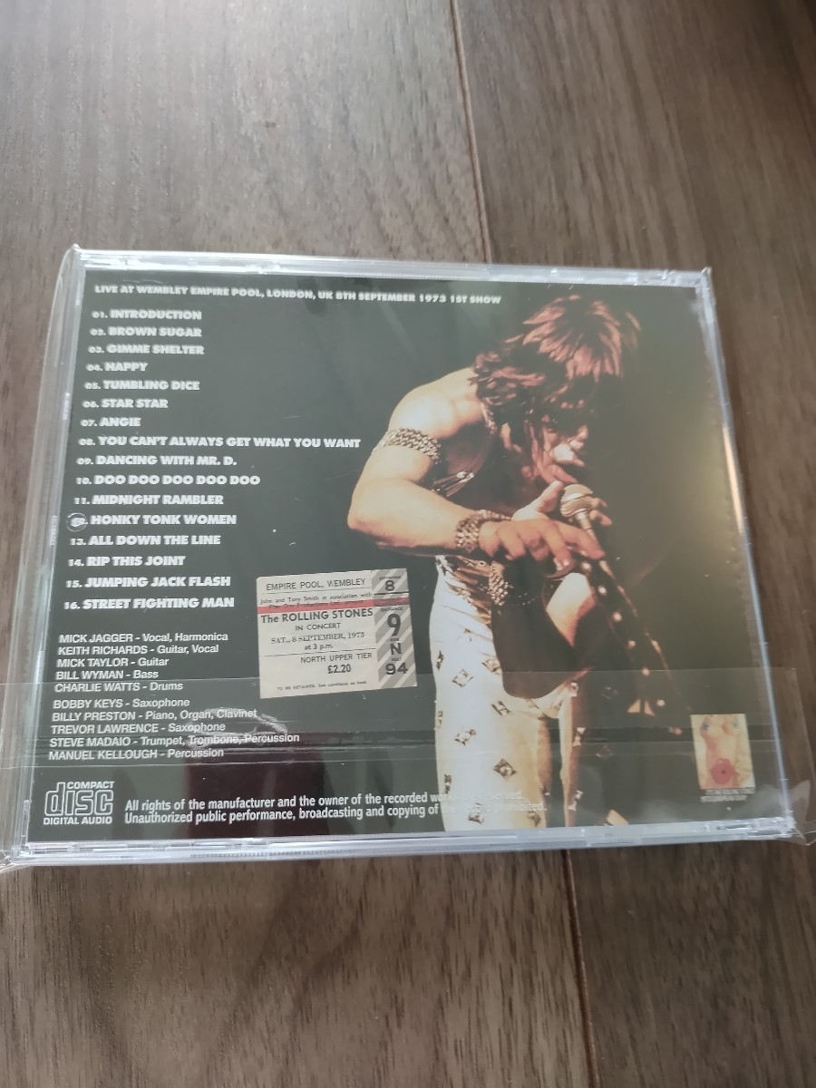 THE ROLLING STONES 　WEMBLEY 1973 DAY 2 1ST SHOW　プレス盤　メーカー完売　CD ローリングストーンズ_画像2