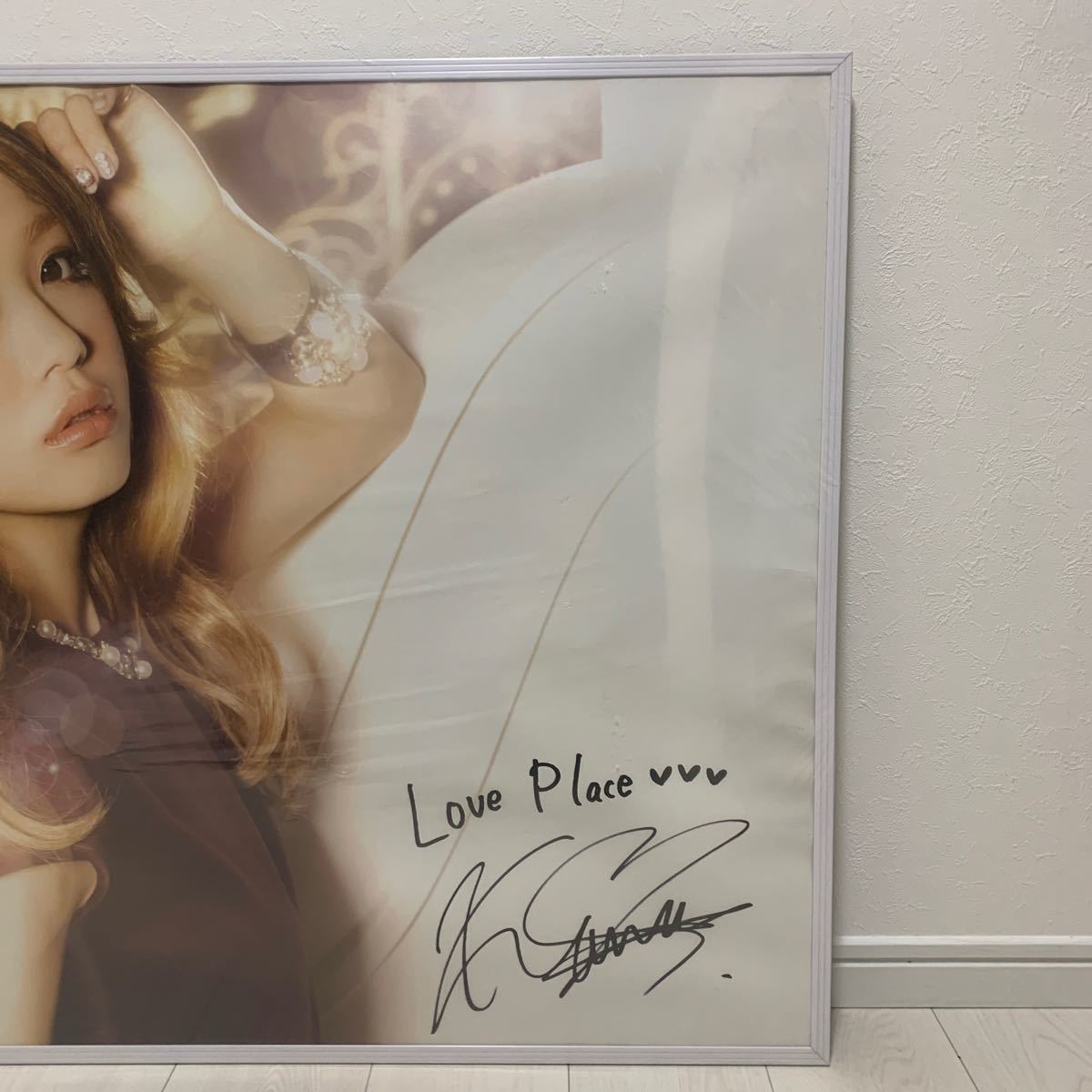  west . kana LOVE Place autograph autograph album present selection big poster B1 size postage included 