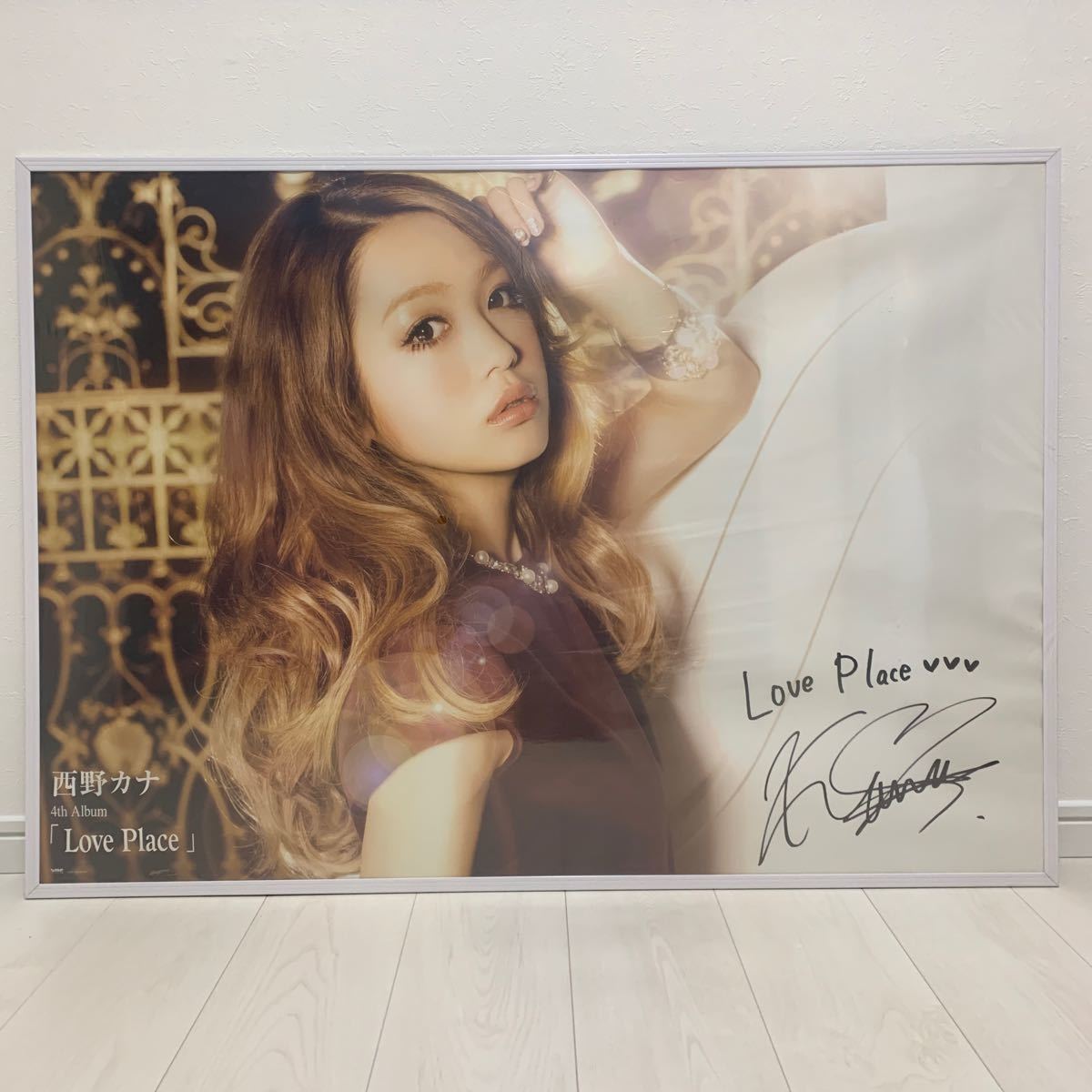  west . kana LOVE Place autograph autograph album present selection big poster B1 size postage included 