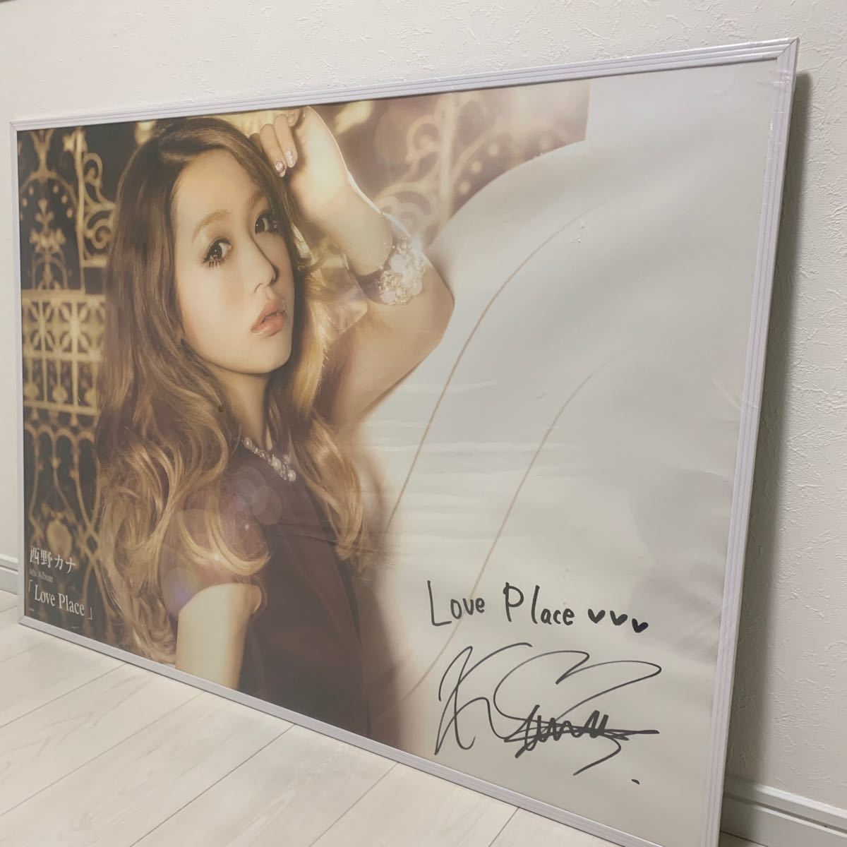  west . kana LOVE Place autograph autograph album present selection big poster B1 size postage included 