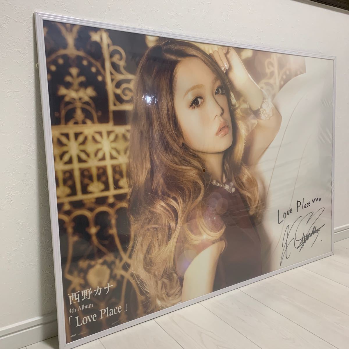  west . kana LOVE Place autograph autograph album present selection big poster B1 size postage included 