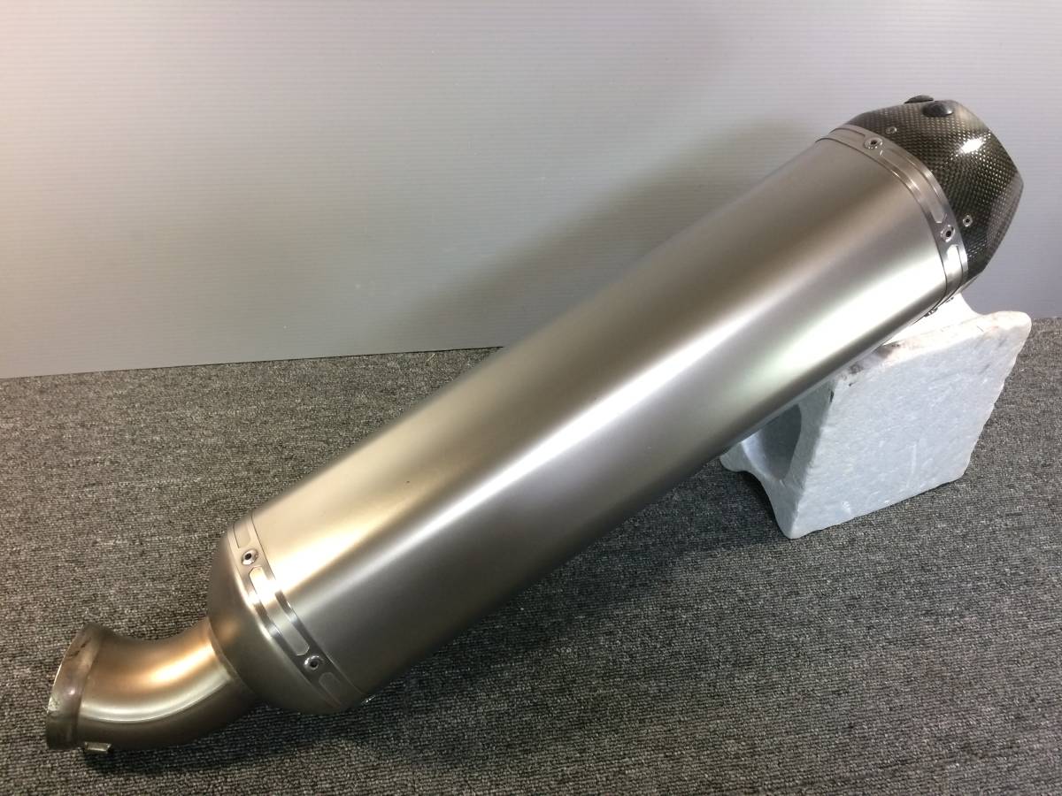 管理番号02969　アクラポビッチ　AKRAPOVIC　K1200GT K1300GT　スリップオン　マフラー　サイレンサー　チタン　カーボン_画像8