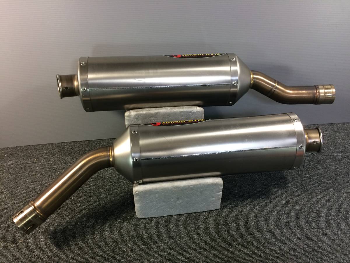 管理番号02325　AKRAPOVIC　アクラポビッチ　スリップオン　チタン　ステンレス　サイレンサー　マフラー　YZF-R1　07-08_画像5