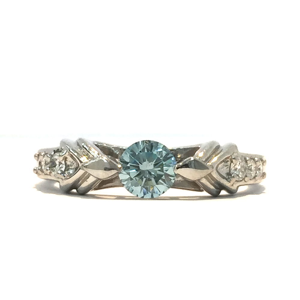 【本日特価】 【中古】Pt900 ダイヤ ファッションリング D 0.356ct D 0.12ct 13号 5.3g 指輪 プラチナ台