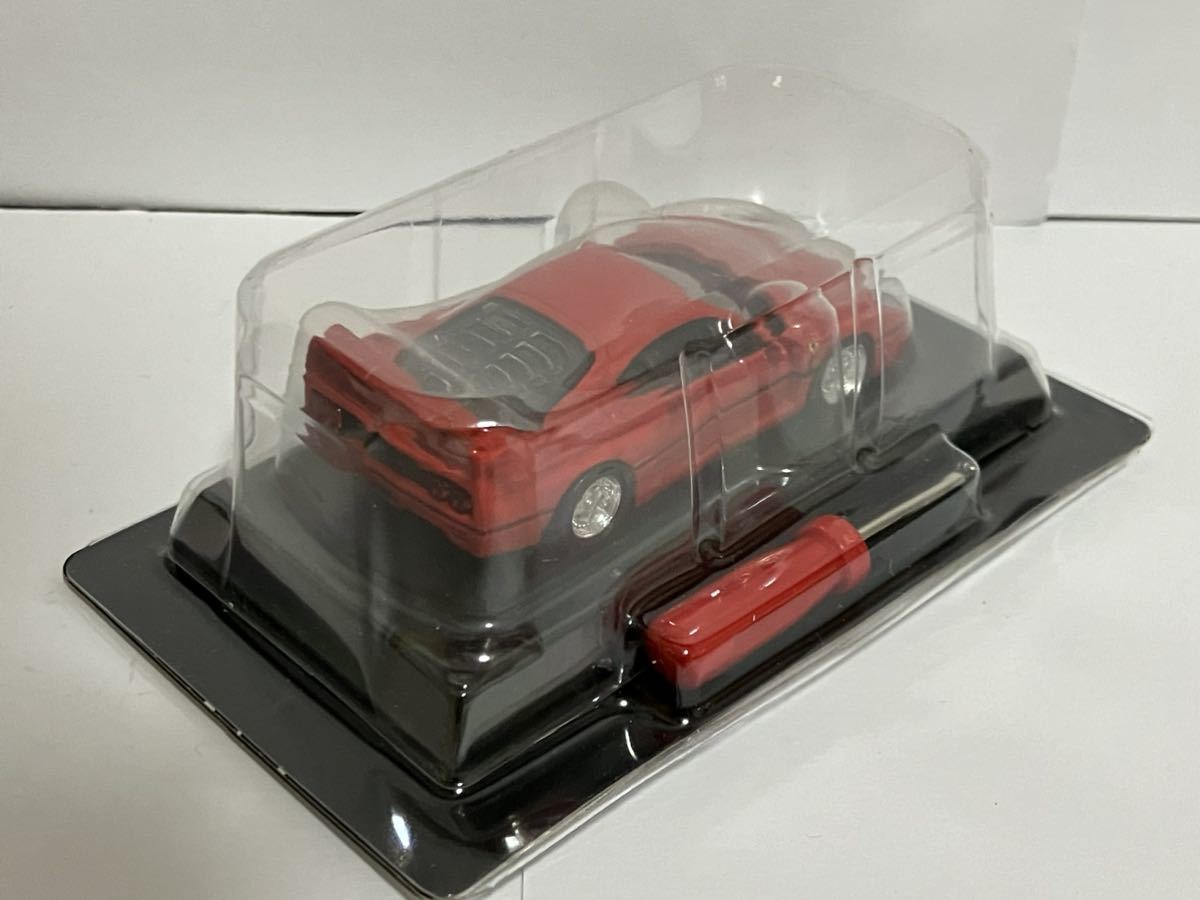 希少!! 京商 フェラーリ F40 レッド ミニカーコレクション7 サークルKサンクス 限定 カード付き Ferrari 1/64 スーパーカー 廃盤 人気色_画像3