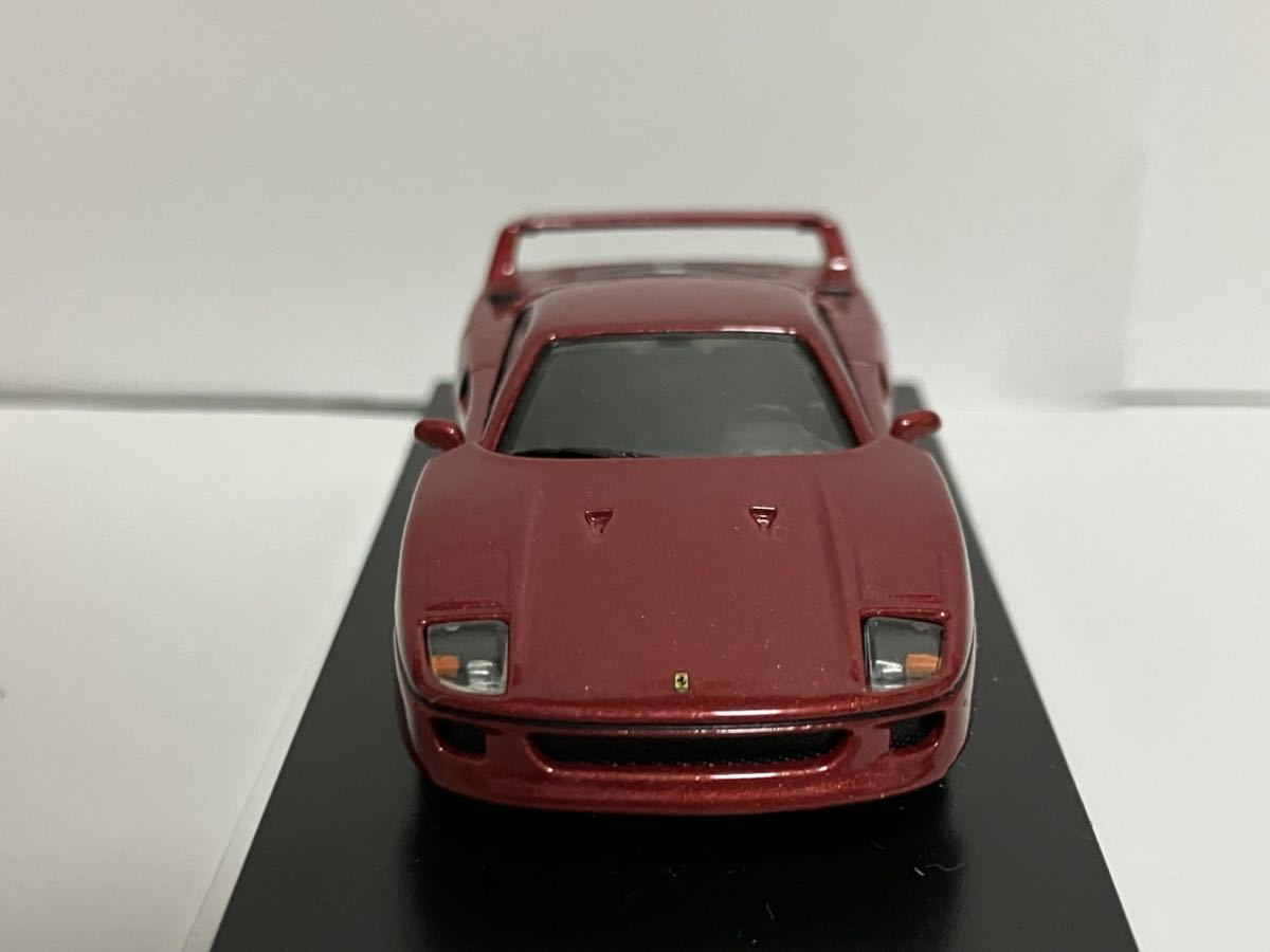 希少!! 京商 フェラーリ F40 ワインレッド ミニカーコレクション7 サークルKサンクス 限定 カード付き Ferrari 1/64 スーパーカー 廃盤_画像6