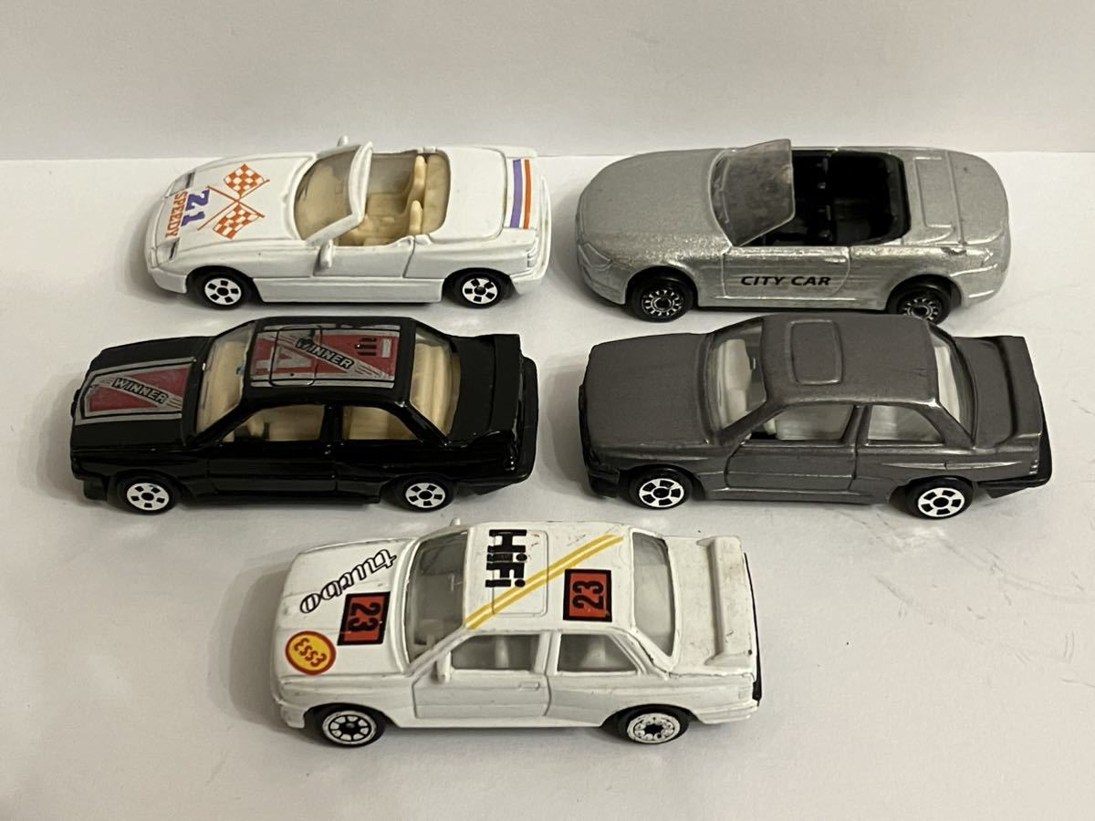 超希少! BMW 3.0CSL 3.5CSL Z1 320i 3シリーズ カブリオレ E30 6シリーズ 1/64 チープ系 ミニカー 中国製 ヤトミンYatming 廃盤 昭和レトロ_画像8