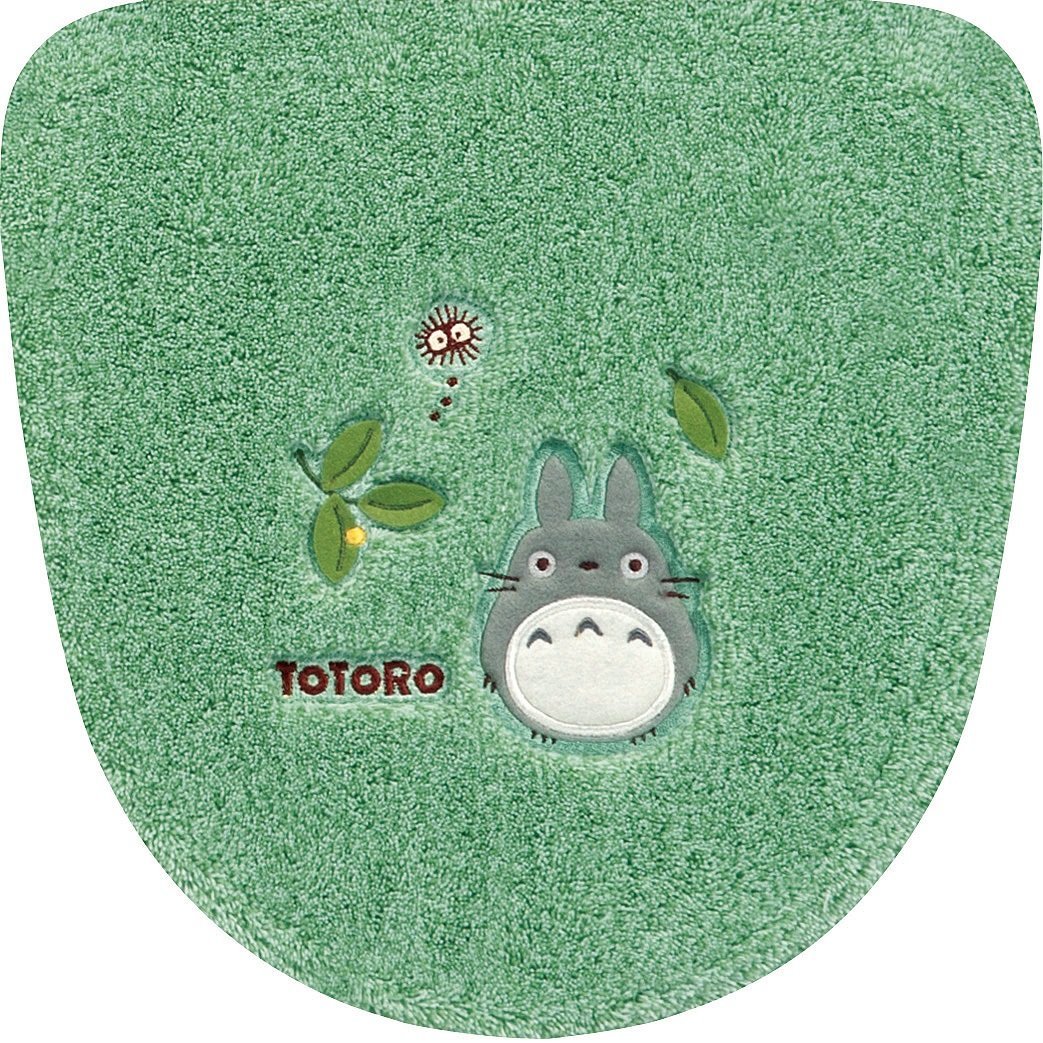 【新品】センコー となりのトトロ もりのかぜ ロングトイレマットセット　ふたカバー　4点セット　ジブリ　トトロスリッパ　ホルダーカバー