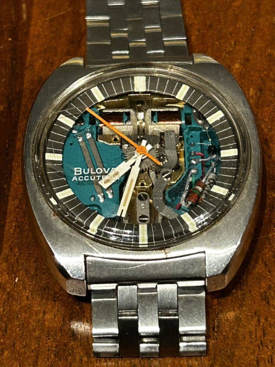 腕時計 BULOVA ブローバ ACCUTRON アキュトロン 腕時計 Spaceview スペースビュー 文字盤 スケルトン ダイヤル 音叉時計 _画像1