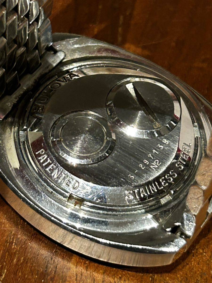 腕時計 BULOVA ブローバ ACCUTRON アキュトロン 腕時計 Spaceview スペースビュー 文字盤 スケルトン ダイヤル 音叉時計 _画像5