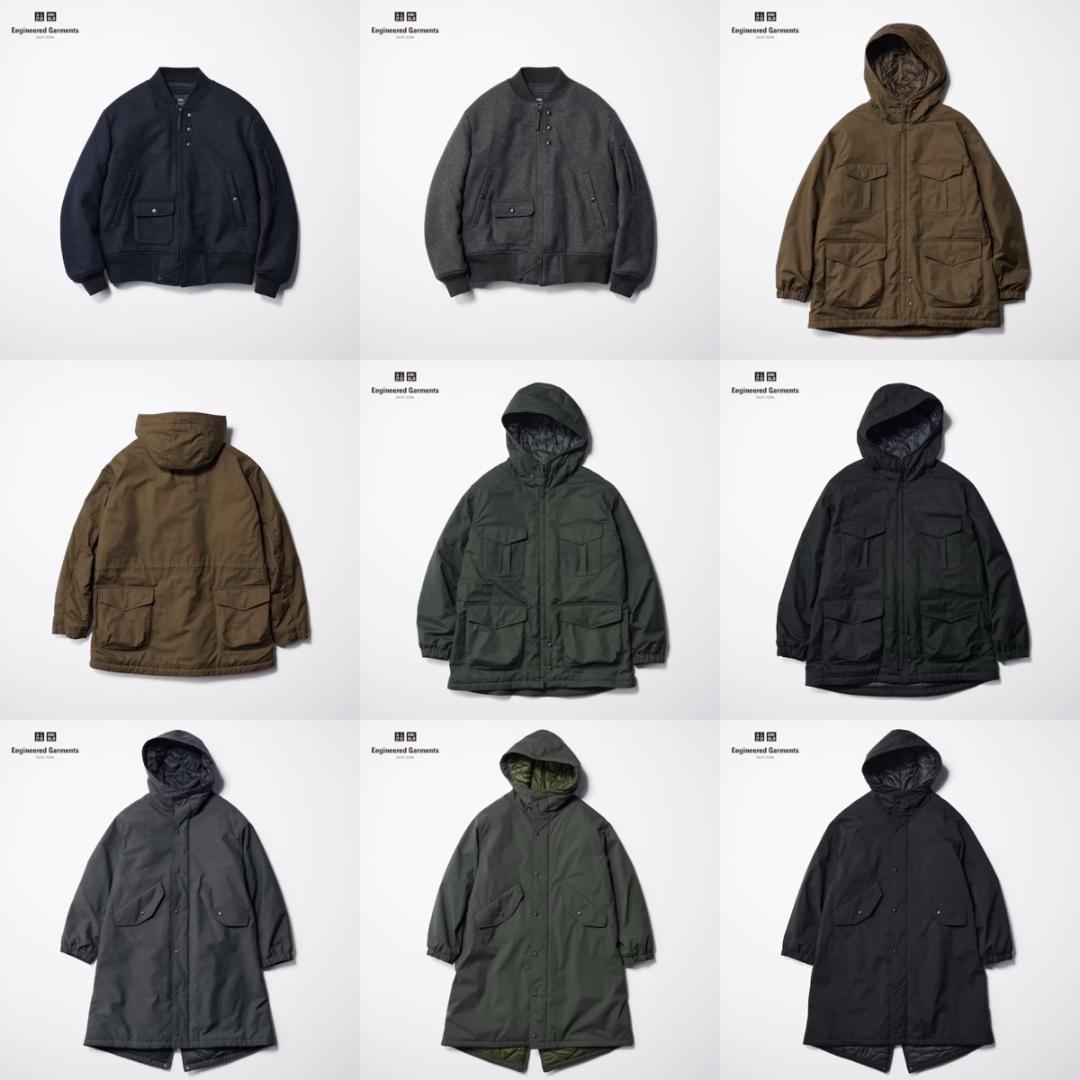 ★日本未発売★海外限定★ UNIQLO Engineered Garments PUFFTECH ユニクロ エンジニアドガーメンツ パフテック ショートブルゾン XLサイズ_画像5