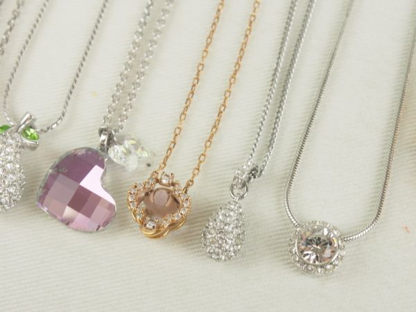 SWAROVSKI スワロフスキー ネックレス ブレス ブローチ ピアス イヤリング 等 アクセサリー まとめて 021 指輪 SILVER925_画像3