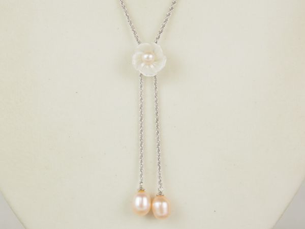 豪華 SILVER 925 P/S デザインネックレス 真珠 色石色々 まとめて 13点セット ペンダント アクセサリー パール ダイヤ調_画像2