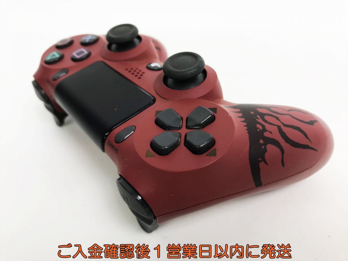 【1円】PS4 純正 ワイヤレスコントローラー DUALSHOCK4 モンスターハンター 未検品ジャンク SONY PlayStation4 K04-121ka/F3_画像4