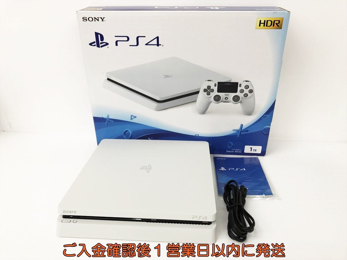 1円】PS4 本体/箱 セット 1TB ホワイト SONY PlayStation4 CUH-2200B