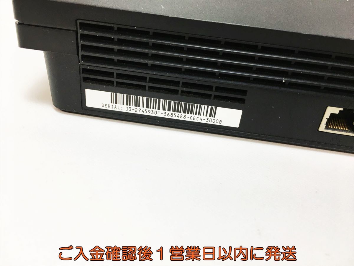 【1円】PS3 本体 セット CECH-3000B ブラック 320GB ゲーム機本体 HDD・ラック欠品 未検品 ジャンク G09-223ym/G4_画像4