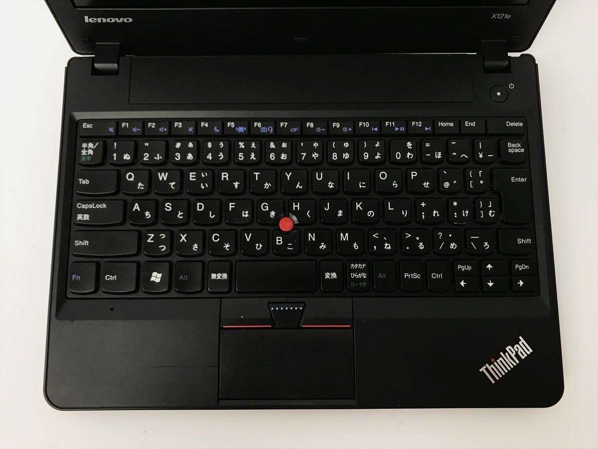 【1円】Lenovo ThinkPad X121e ミニノートPC 本体/ACアダプター セット 未検品ジャンク 通電OK DC08-086jy/G4_画像3