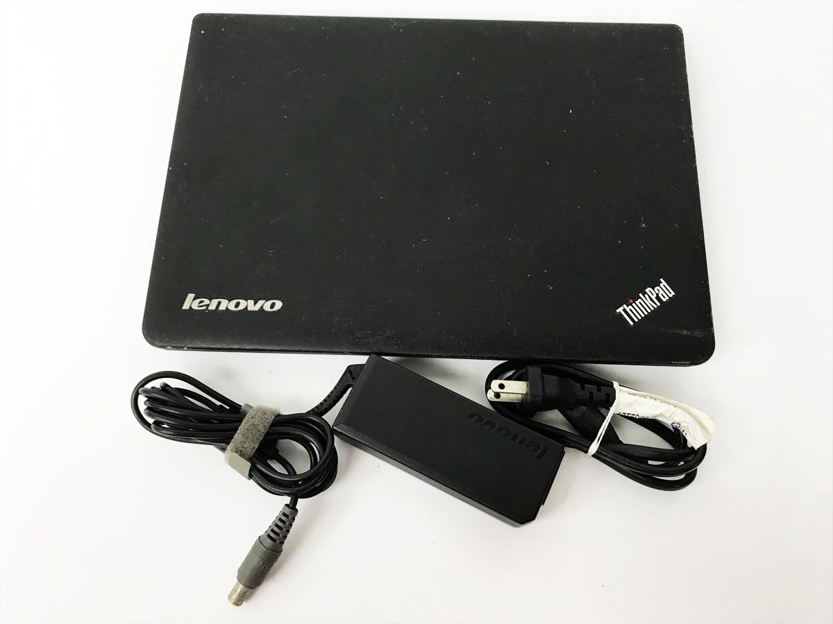 【1円】Lenovo ThinkPad X121e ミニノートPC 本体/ACアダプター セット 未検品ジャンク 通電OK DC08-086jy/G4_画像4