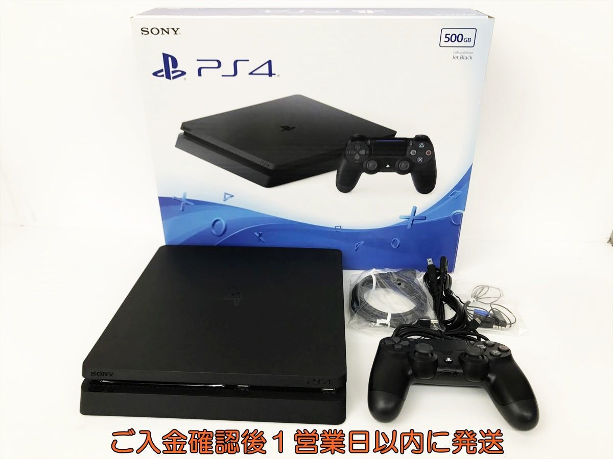 1円】PS4 本体セット500GB ブラックSONY PlayStation4 CUH-2000A 動作