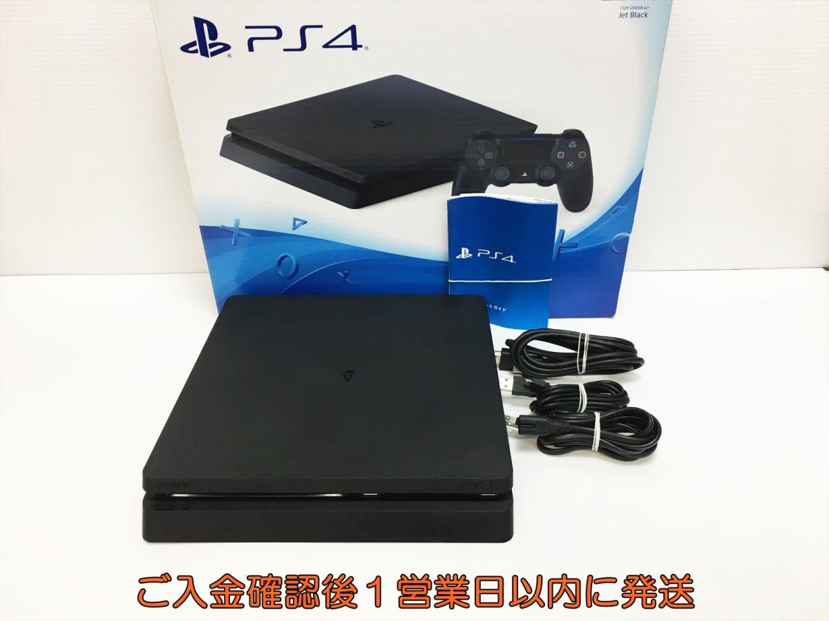 1円】PS4 本体/箱 セット CUH-2000A ブラック 500GB FW8.03 ゲーム機
