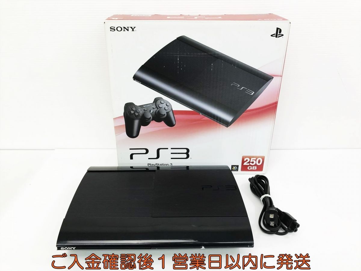【1円】PS3 本体/箱 セット 250GB ブラック SONY PlayStation3 CECH-4000B 初期化/動作確認済 M05-736kk/G4_画像1