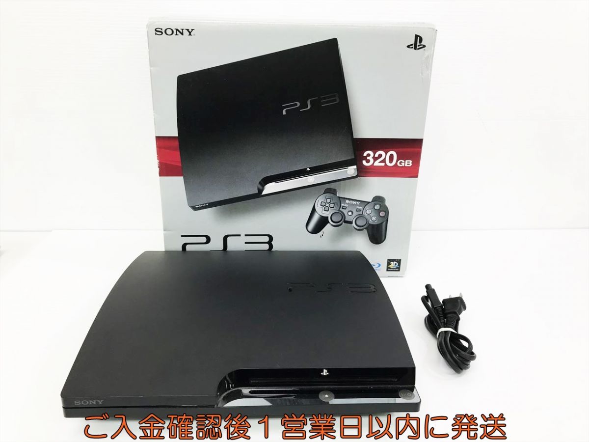 【1円】PS3 本体/箱 セット 320GB ブラック SONY PlayStation3 CECH-2500B 初期化済 未検品ジャンク G07-231kk/G4_画像1