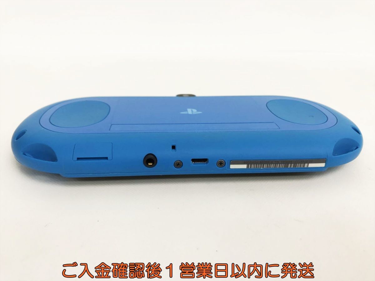 【1円】PSVITA 本体 アクアブルー SONY PlayStation VITA PCH-2000 動作確認済 新型 EC20-023hk/F3_画像4