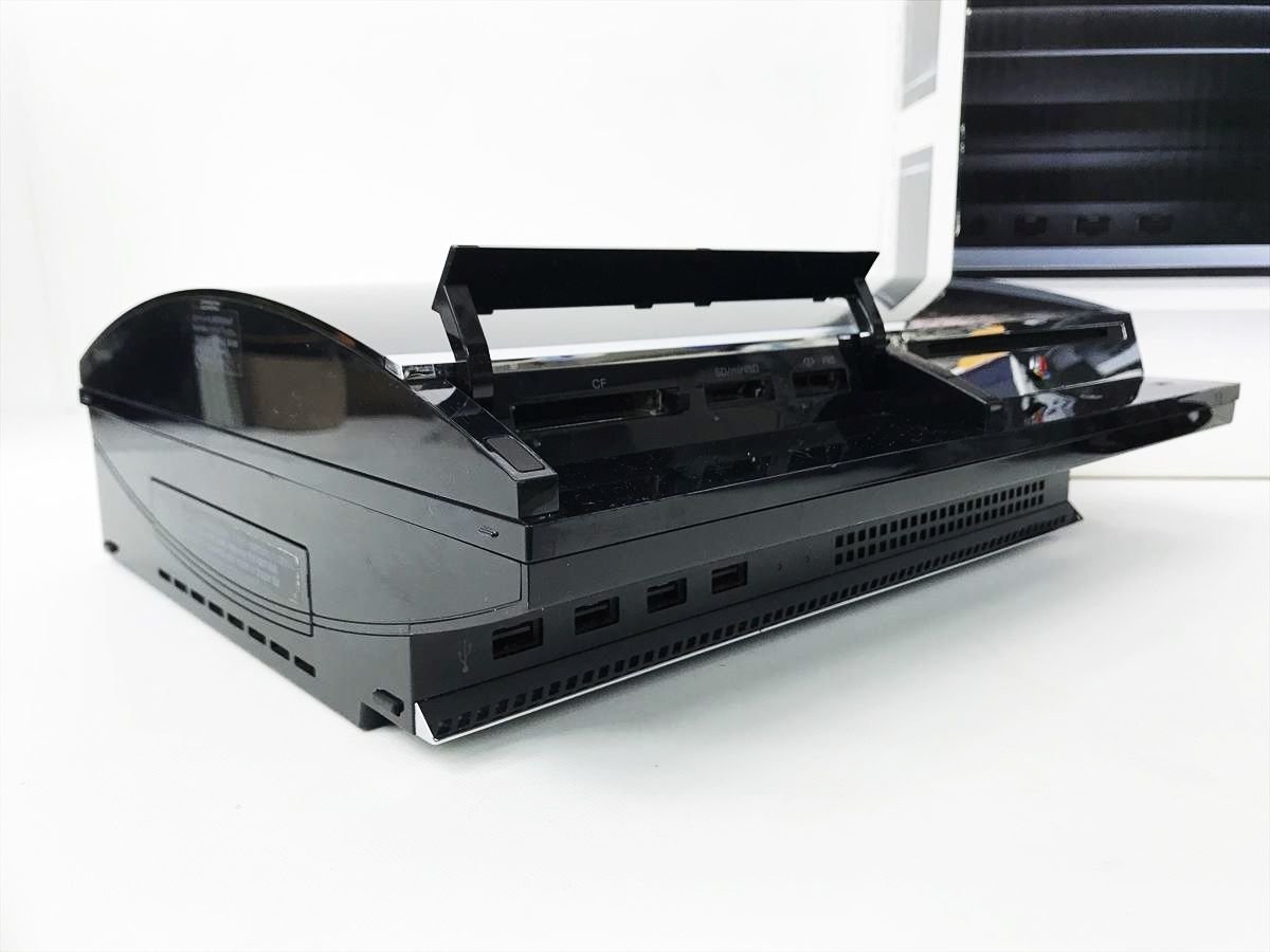 【1円】PS3 本体 セット 60GB 初期型 ブラック SONY PlayStation3 CECHA00 PS2ソフト起動OK 未検品ジャンク DC09-827jy/G4_画像3