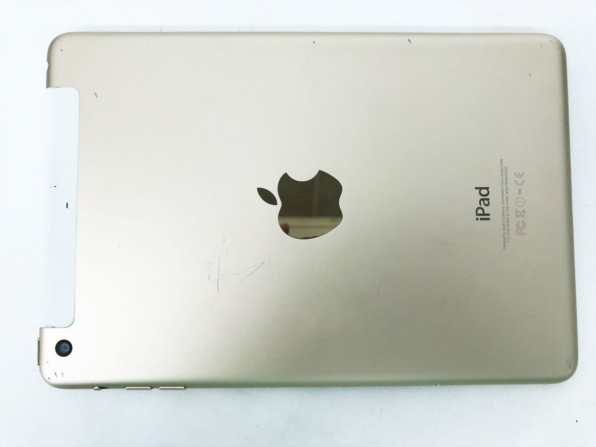 【1円】docomo 判定○ Apple iPad mini 3 ゴールド 16GB MGYR2J/A 動作確認済 EC22-467jy/F3_画像3