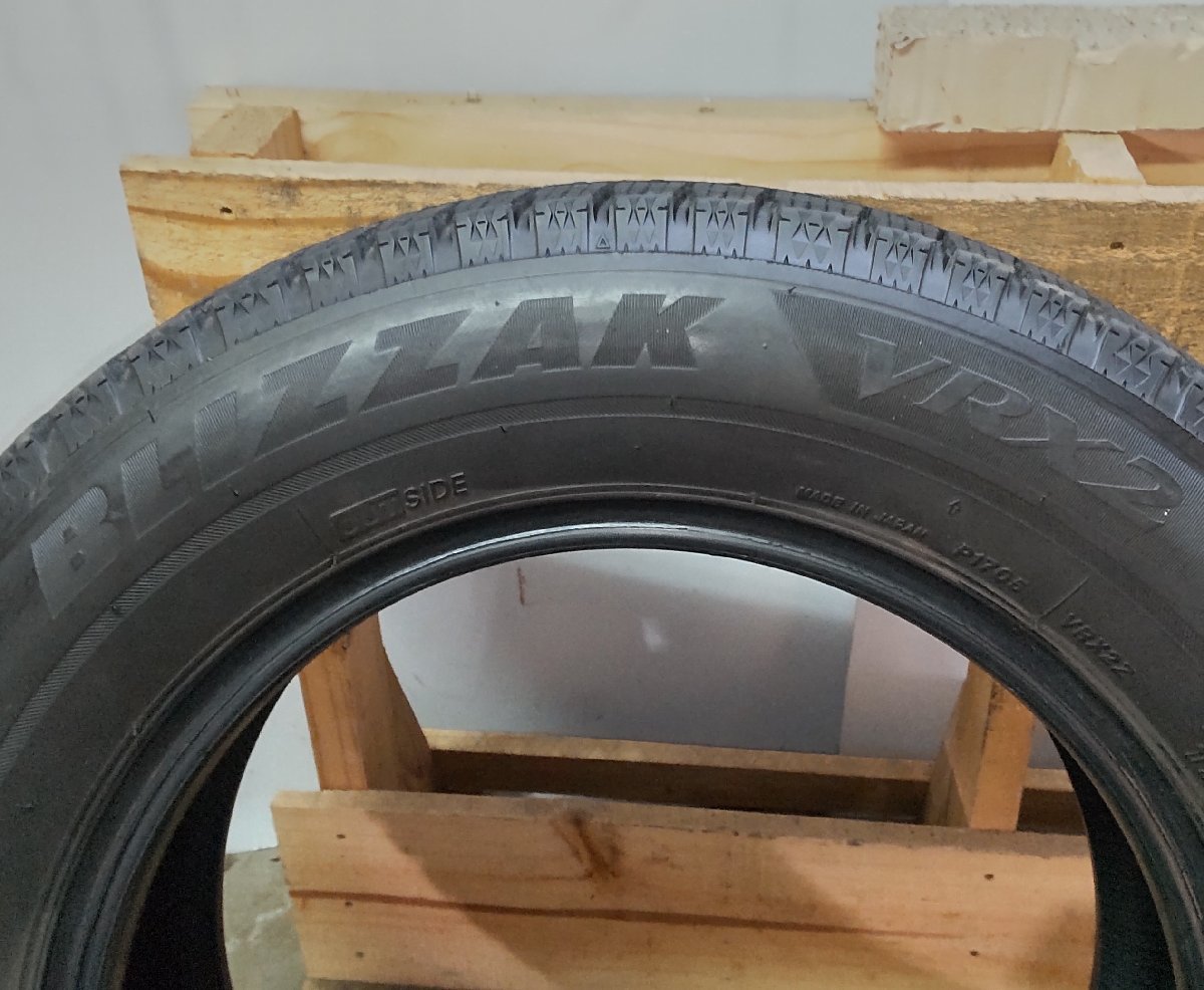 スタッドレス タイヤ 1本 2019年製 175/65R14 82Q BRIDGESTONE BLIZZAK VRX2 6.9 中古_画像10