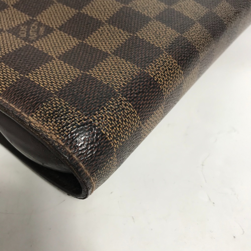 LOUIS VUITTON Louis Vuitton N51993 солнечный Louis с ремешком ручная сумочка портфель сумка Damier клатч eben[ б/у ]