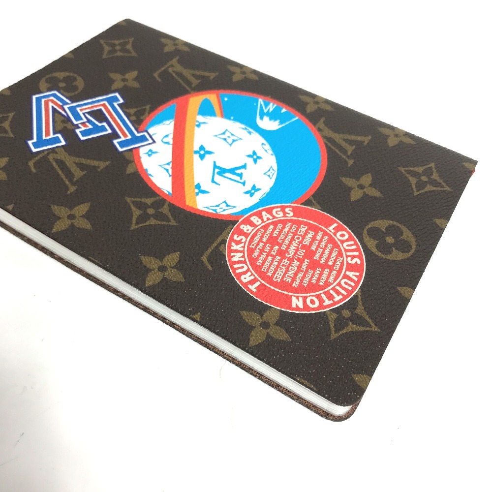  unused LOUIS VUITTON Louis Vuitton GI0208 kai e*kre man snow to stationery memo pad monogram notebook [ used ]