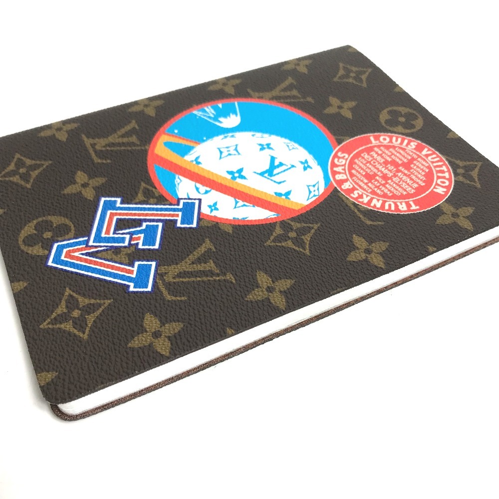  unused LOUIS VUITTON Louis Vuitton GI0208 kai e*kre man snow to stationery memo pad monogram notebook [ used ]