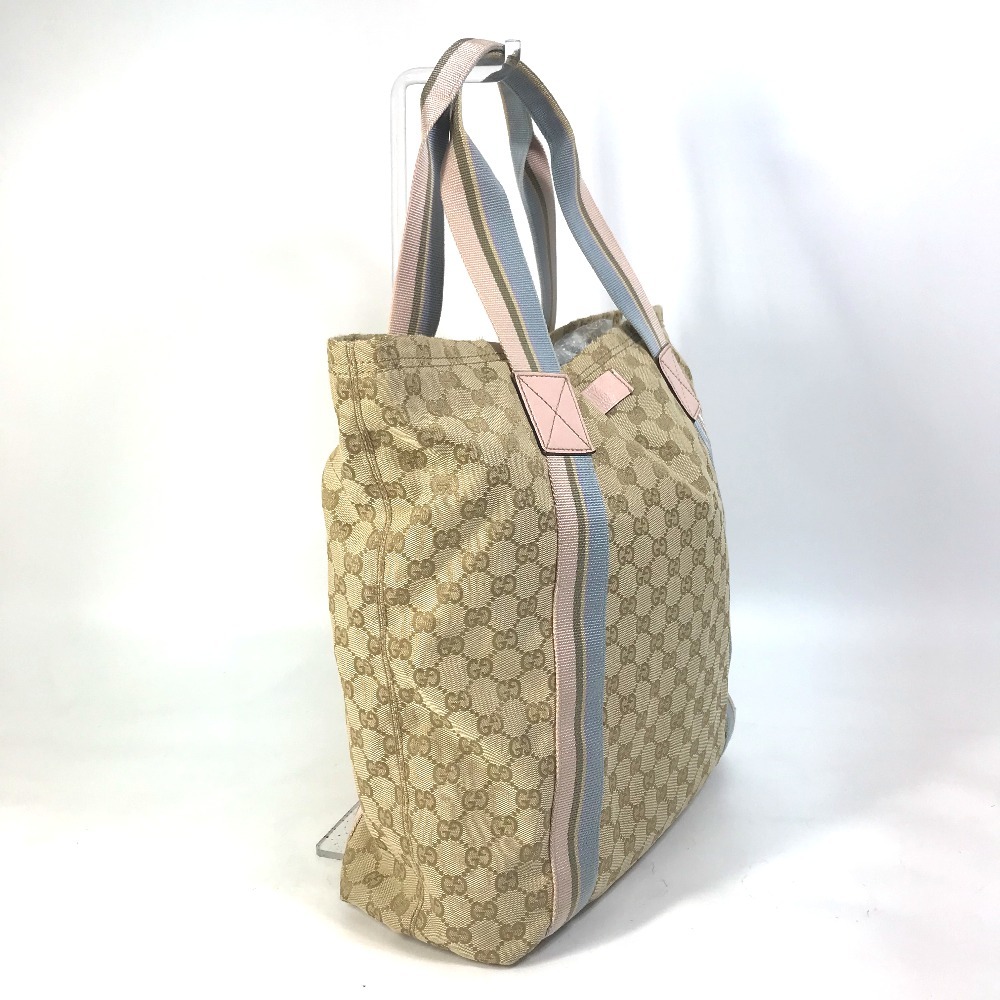 GUCCI グッチ 189669 ショルダーバッグ 肩掛け GG トートバッグ ベージュ レディース【中古】