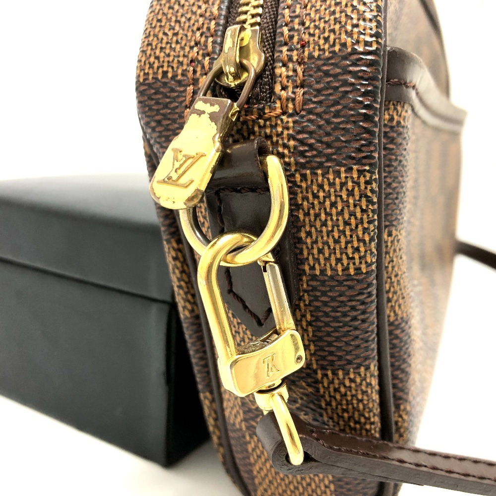 LOUIS VUITTON ルイヴィトン N51296 ポシェット イパネマ 2WAY カバン ダミエ ショルダーバッグ ブラウン レディース【中古】_画像7