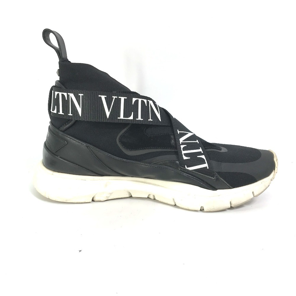 VALENTINO Valentino hero z is ikatto shoes shoes VLTN Logo sneakers black men's [ used ]