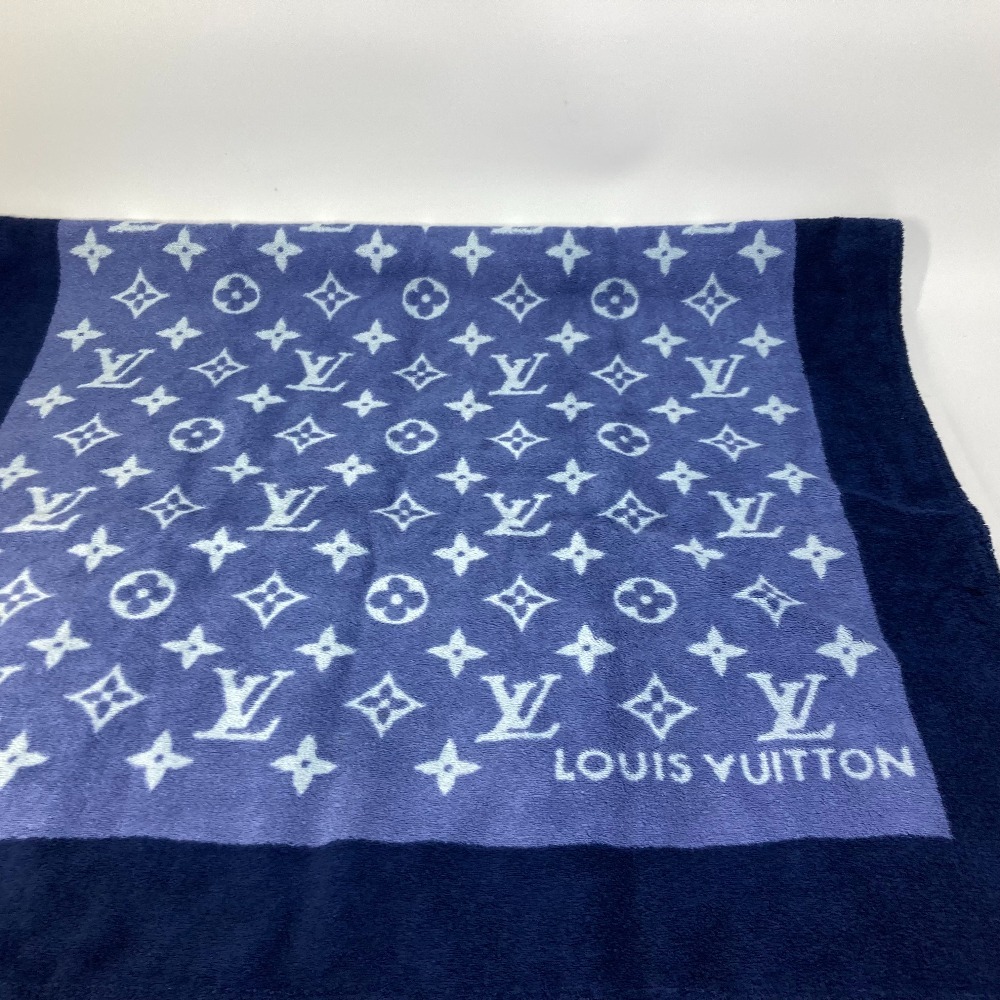 未使用 LOUIS VUITTON ルイヴィトン ビーチタオル バスタオル インテリア ひざかけ ブランケット モノグラム タオル ブラウン【中古】_画像7