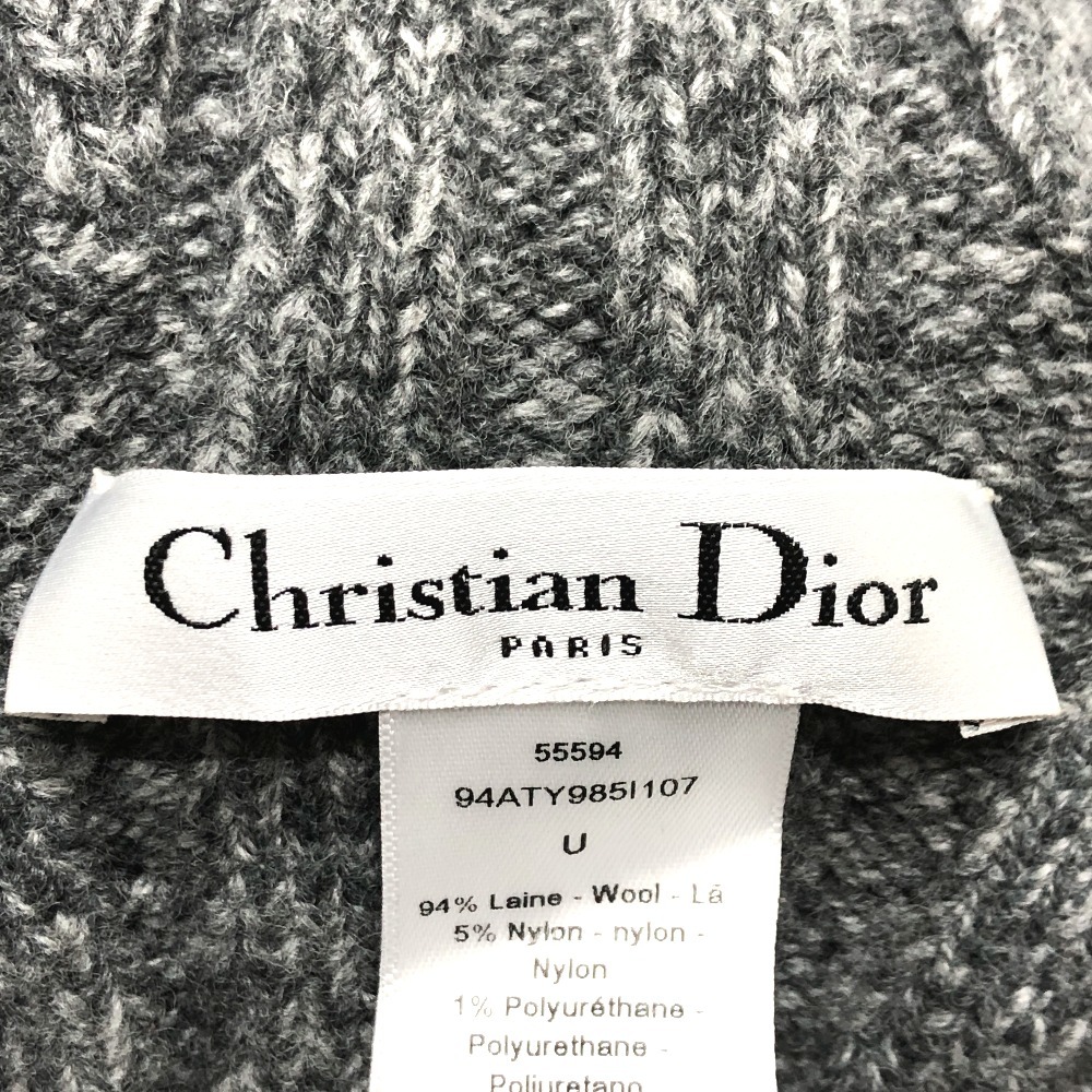 Dior ディオール チューリップ ロゴ ハット グレー レディース【中古】_画像7