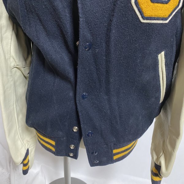 Golden Bear /ゴールデンベア メンズMサイズ 古着 スタジャン ビックロゴワッペン 冬服_画像7