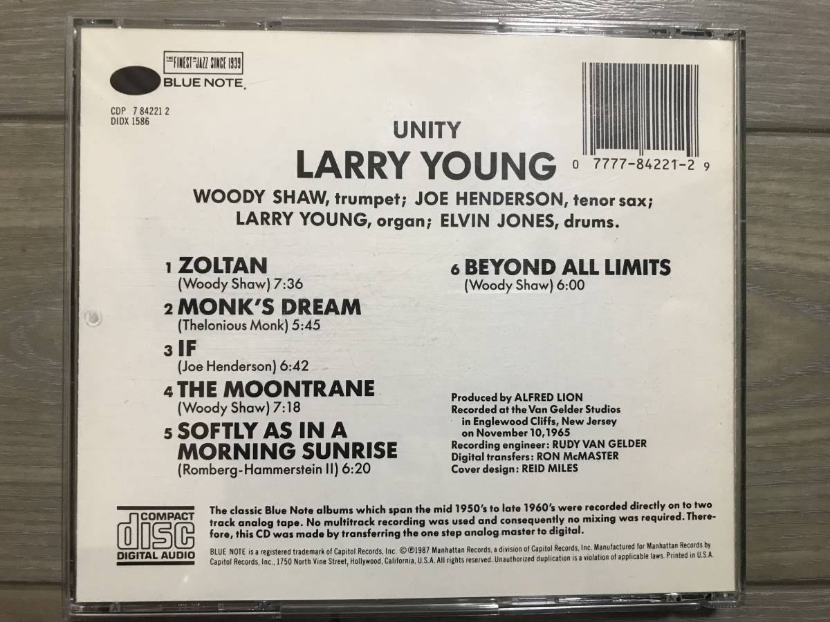 Unity Larry Young ユニティー ラリー・ヤング_画像3