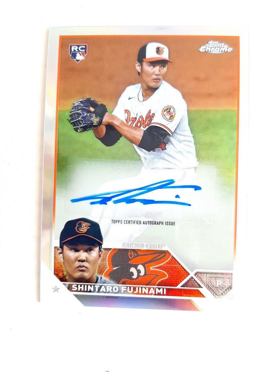 藤浪晋太郎 2023 Topps Rookie Auto 直筆サインカード