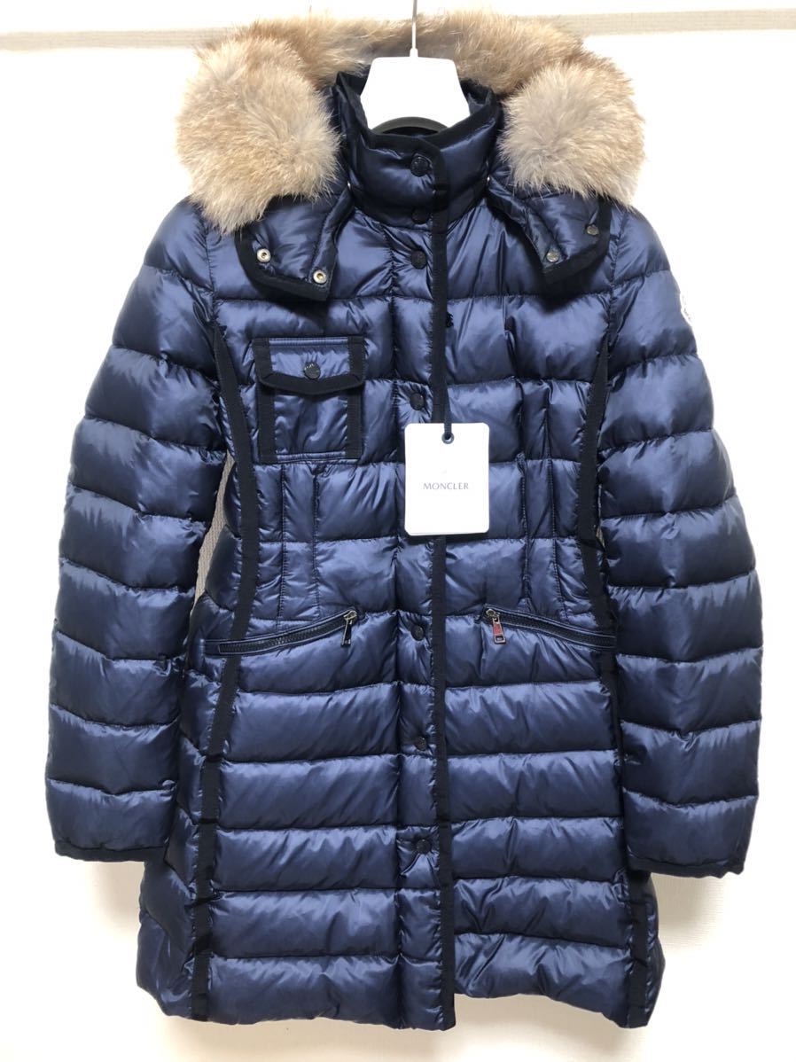 送料無料 未使用 MONCLER HERMIFUR モンクレール エルミファー ネイビー 3 ダウンジャケット ダウン コート 正規品 国内定価368500円 3-3_画像1