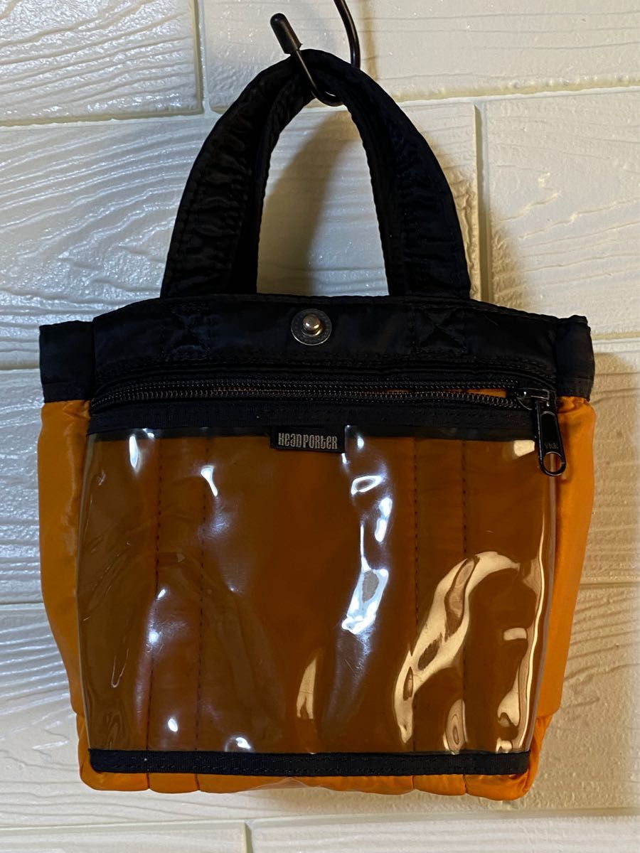 希少 HEAD POTER ヘッドポーター ミニトートバッグ タンカー 黒 希少 HEAD POTER ヘッドポーター ミニトートバッグ タンカー 黒