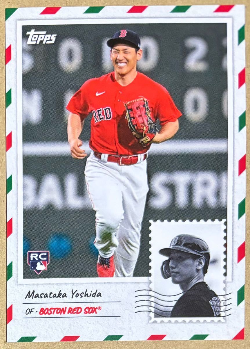 Topps MLB Holiday Card レッドソックス　吉田正尚_画像1